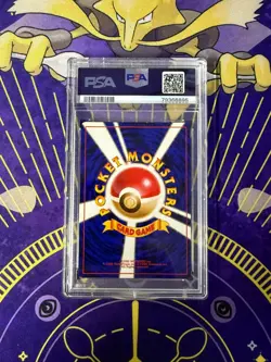 1996 Vintage Pokemon Japanese Basic Machamp Base Set Holo #68 PSA 9 Mint SWIRL!! - Image 3