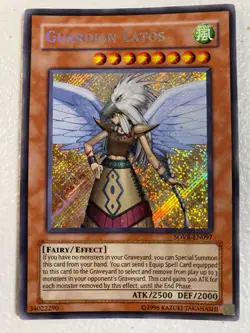 YGO Stardust Overdrive Guardian Eatos SOVR-EN097 Secret Rare Unlimited MP/LP - Image 1