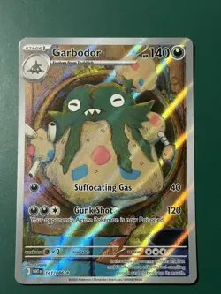 Garbodor - 141/086 - SV: White Flare (WHT) Illustration Rare Pokemon Card - Image 1