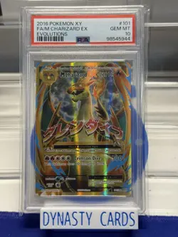 2016 Pokemon XY Charizard EX Evolutions PSA 10 Gem Mint Card #101/108 - Image 1