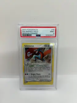 PSA 9 MINT - Salamence 19/97 (EX Dragon) Cosmos Holo Promo Pokemon Card - Image 1