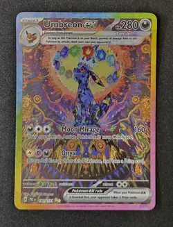 Pokemon Prismatic Evolutions Umbreon EX Illustration Card 161/131 Special Rare - Image 1