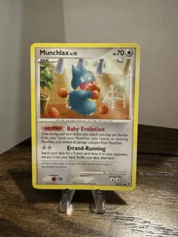 Pokemon TCG Munchlax Rising Rivals Card 70/111 Regular Common - Image 1