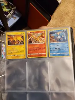Cosmos Holo MOLTRES ZAPDOS & ARTICUNO 3 CARD SET Pokemon 021/172 036/195 48/185. - Image 1