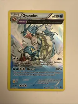 Pokemon TCG Gyarados Reverse Holo Rare Card Ancient Origins 21/98 - LP - Image 1