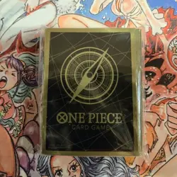 Standard Black Gold 2 70 Sleeves Japanese One Piece Card Game Official New - Image 1