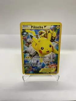 Pikachu V Gold Metal Pokemon Card-Collectible Gift Display！Christmas PRETTY - Image 2
