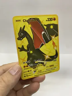 Charizard V Gold Metal  PokÃ©mon Card-Collectible Gift Displayï¼Christmas PRETTY - Image 5