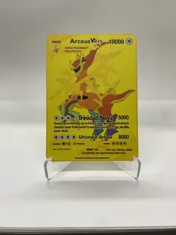 Arceus VMAX Gold Metal Pokemon Card-Collectible Gift Display！Christmas PRETTY - Image 1