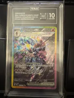 TAG 10 GEM MINT Ceruledge ex 147/131 Prismatic Evolutions Pokemon Graded Card - Image 3