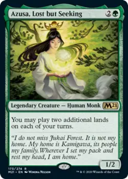 MTG-1x-NM-Mint, English-Azusa, Lost but Seeking-Core Set 2021 - Image 1