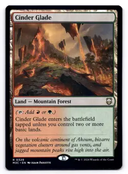 Cinder Glade NM Commander: Modern Horizons 3 0329 MTG Regular - Image 1