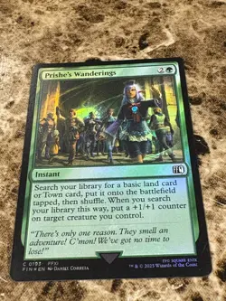PRISHE'S WANDERINGS Magic the Gathering MTG Final Fantasy Foil - Image 1