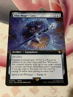 Blue Mage's Cane Extended Art - Commander FINAL FANTASY MTG NM - Image 1
