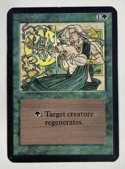 Regeneration Alpha LP Light Play MTG Magic The Gathering - Image 1
