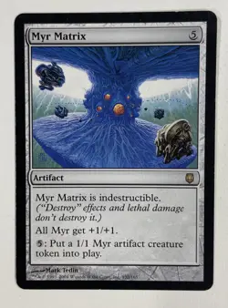 Myr Matrix Darksteel Near Mint NM MTG Magic The Gathering C - Image 1