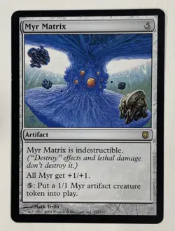 Myr Matrix Darksteel Near Mint NM MTG Magic The Gathering B - Image 1