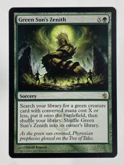 Green Sun’s Zenith Mirrodin Besieged Near Mint NM MTG Magic The Gathering A - Image 1