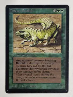 Thicket Basilisk Alpha LP Light Play MTG Magic The Gathering - Image 1