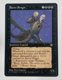 Baron Sengir Homelands LP Light Play MTG Magic The Gathering - Image 1