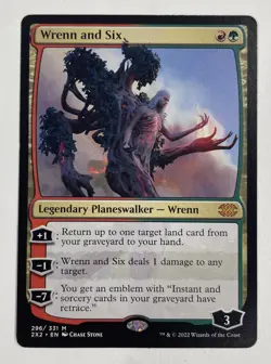 Wrenn And Six Double Masters LP Light Play MTG Magic The Gathering - Image 1