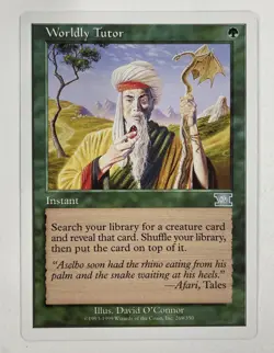 Worldly Tutor Classix Sixth Near Mint NM MTG Magic The Gathering - Image 1