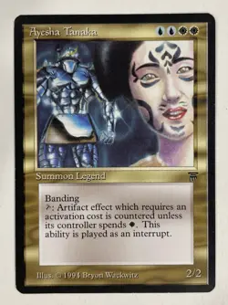 Ayesha Tanaka Legends LP Light Play MTG Magic The Gathering - Image 1
