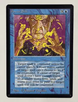 Power Sink Alpha Near Mint NM MTG Magic The Gathering B - Image 1