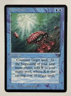 Mana Drain Legends LP Light Play MTG Magic The Gathering A - Image 1