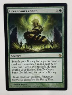 Green Sun’s Zenith Mirrodin Besieged Near Mint NM MTG Magic The Gathering B - Image 1