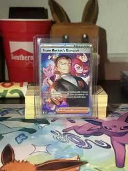 Pokemon TCG Team Rocket's Giovanni 238/182 Sv10: Destined Rivals NM - Image 1