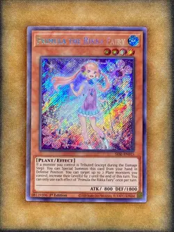 YUGIOH ~ PRIMULA THE RIKKA FAIRY x2 ~ SESL-EN015 ~ SECRET RARE 1st EDITION - Image 1