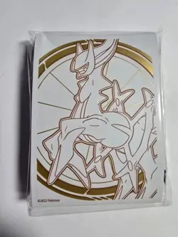 65 Ct Arceus Brilliant Stars ETB Card Sleeves | New, Sealed Pokemon - Image 1