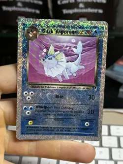 Dark Vaporeon 9/110 Legendary Collection 2002 Reverse Holo Pokemon Card TCG - Image 3