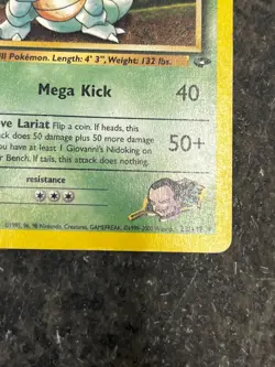 Giovanni's Nidoqueen 23/132 - Gym Challenge Rare Vintage Pokemon Card MP - Image 3