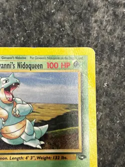 Giovanni's Nidoqueen 23/132 - Gym Challenge Rare Vintage Pokemon Card MP - Image 4