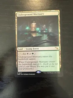 MTG English Underground Mortuary Normal Murders at Karlov Manor NM - Image 1