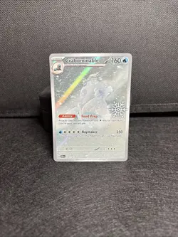 Pokemon TCG Crabominable Card 149/142 Illustration Rare Holiday Calendar - Image 1
