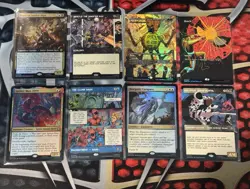 Mtg Magic Spider-Man Lot Of 8 Cards Rare - Image 1