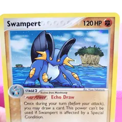 Pokemon Card Swampert 27/100 EX Crystal Guardians Non Holo Rare Fighting Type - Image 2