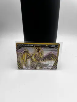 Pokemon TCG Mandibuzz BREAK Holo Card 140 HP English Trading Game Sleeve XY Era - Image 1