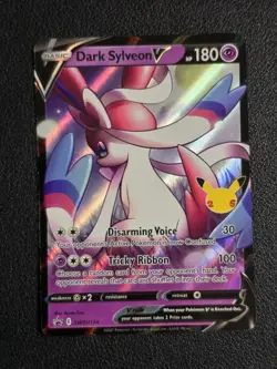 Dark Sylveon V SWSH134 - Celebrations Promo - Holo Pokemon Card M - Image 1