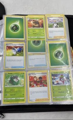 Pokemon Multicolor Binder Over 300 Trading Sports Cards Mixed Lot With Case - Image 4