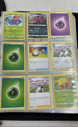 Pokemon Multicolor Binder Over 300 Trading Sports Cards Mixed Lot With Case - Image 5