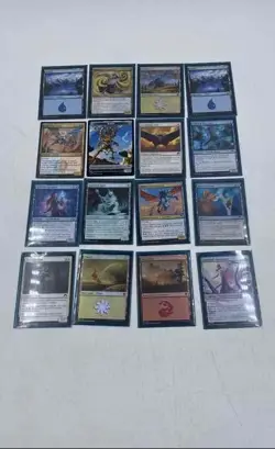 Magic The Gathering Gold Flip Deck Box And Trading Cards Mixed Lot - Image 3