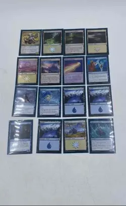 Magic The Gathering Gold Flip Deck Box And Trading Cards Mixed Lot - Image 4