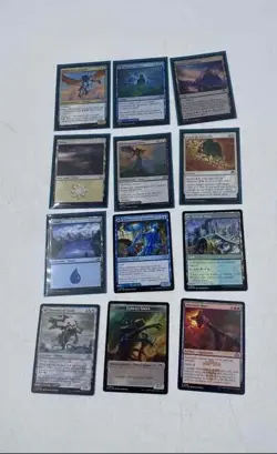 Magic The Gathering Gold Flip Deck Box And Trading Cards Mixed Lot - Image 5