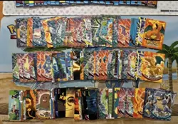 Vintage Pokemon Card Lot Fire Topps Charizard Gengar Blastoise 140 Cards - Image 2