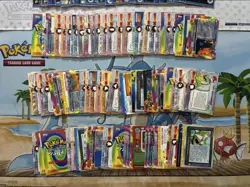 Vintage Pokemon Card Lot Fire Topps Charizard Gengar Blastoise 140 Cards - Image 4