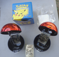 3 POKEMON PIKACHU Burger King Gold-Plated Card Pokeball CARDS 1999 SEE PICS! - Image 2